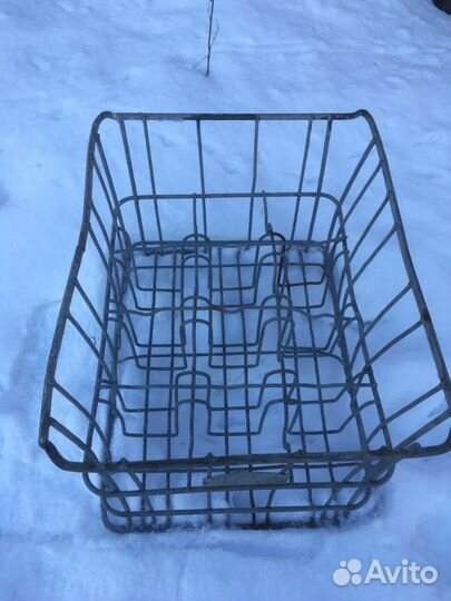 Ящик СССР для бутылок оцинкованный