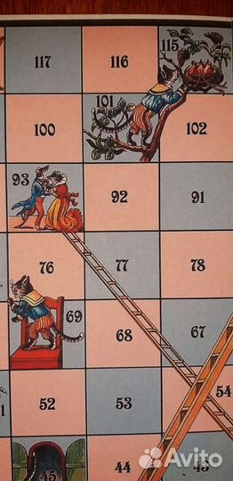 Новая настольная игра 1910 года Коты и лестницы