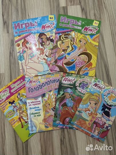 Журналы и головоломки Винкс/Пикси