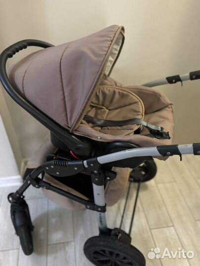 Коляска 3 в 1 бу + кроватка для ребенка с матрасом