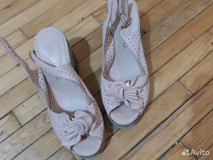 Босоножки женские 37 размер натуральная кожа