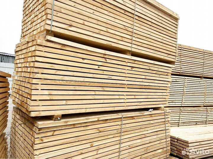 Доска обрезная 25х100х6000мм от производителя