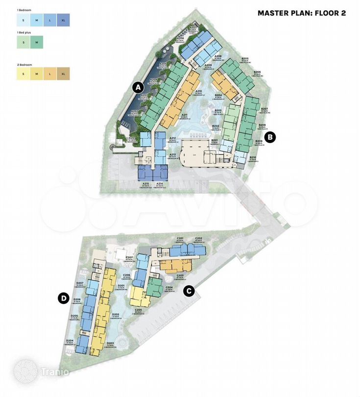 3-к. квартира, 69 м² (Таиланд)