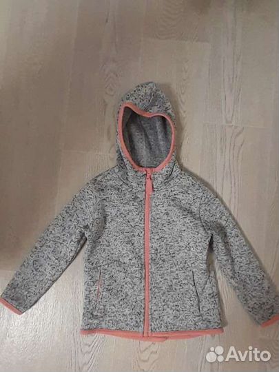 Теплая кофта для девочки 104