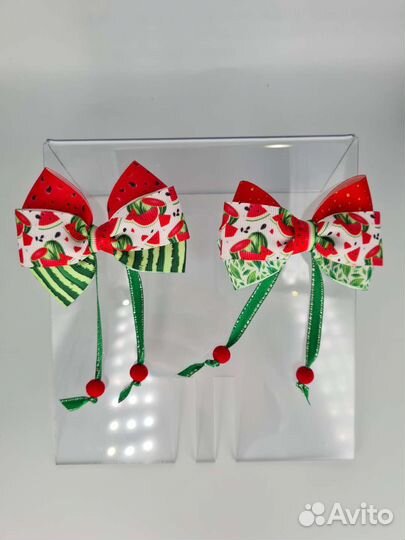 Бантики ручной работы на первые хвостики