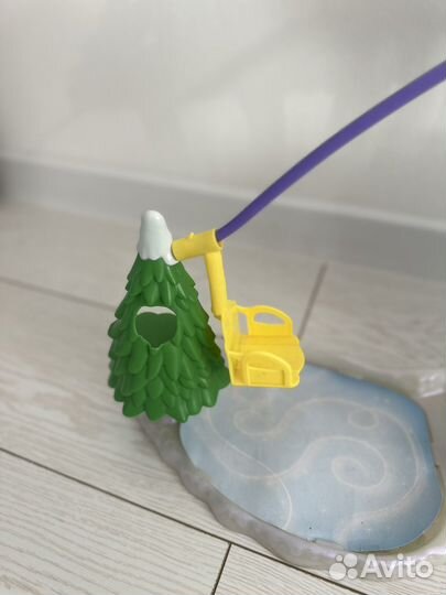 Домик с горкой энчантималс лыжный домик