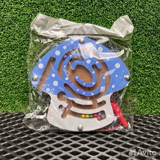 Деревянная логическая игрушка лабиринт