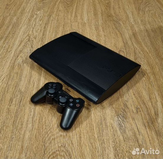 PS3 SuperSlim cech-4208C 500Gb (Прошитая)
