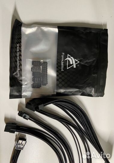 Комплект кабелей для блока питания в оплетке