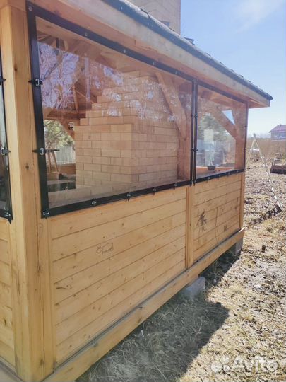 Гибкие окна/окна пвх