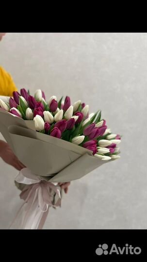 Тюльпаны к 8 марта, букеты