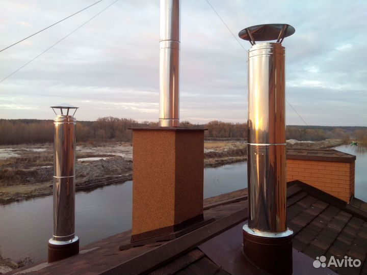 Дымоход 4 м Комплект Диаметр 150х250