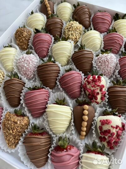 Клубника в шоколаде. Набор ко дню Матери