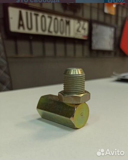 Обманка лямбда зонда с мини катализатором угловая