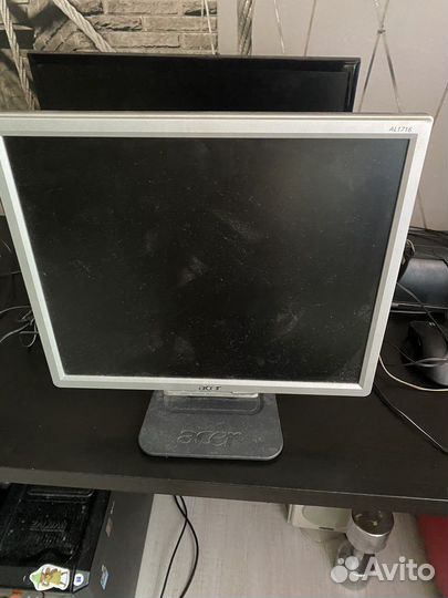 Материнская плата, монитор, блок питания, кулер