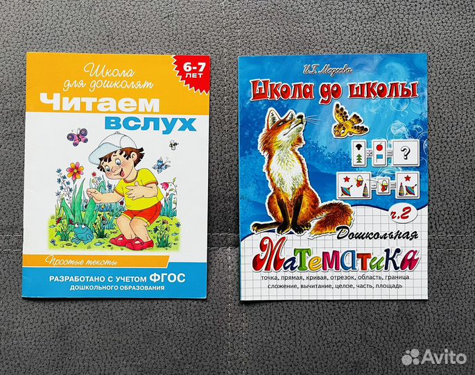 Книга дошкольника 3 шт