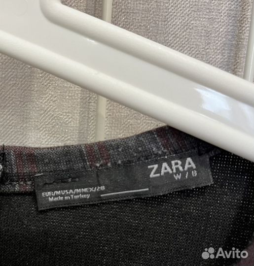 Платье zara в клетку