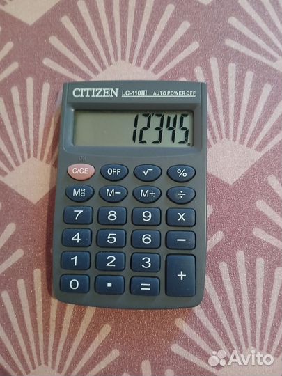 Калькулятор citizen lg 110