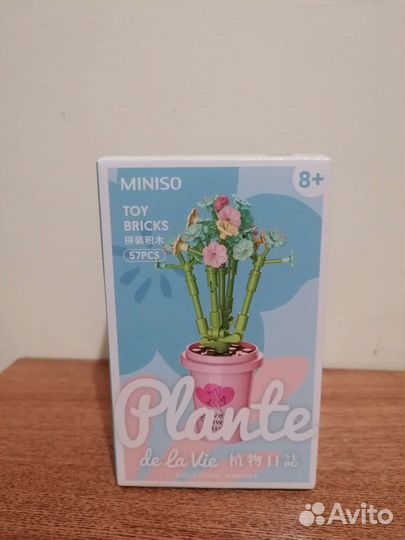 Конструктор цветок Miniso 12 см