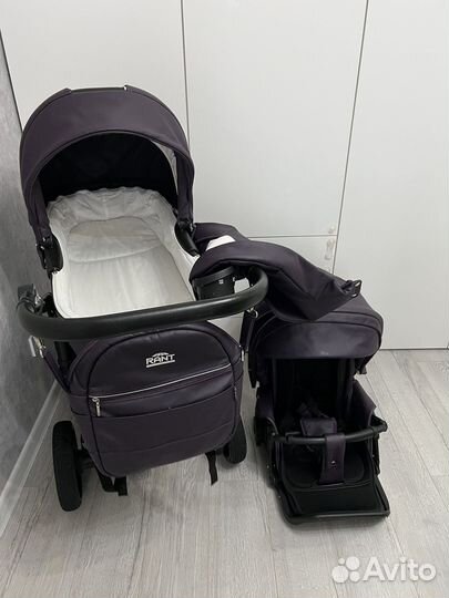Коляска 2 в 1 эко кожа
