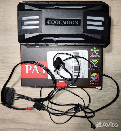 Argb контроллер coolmoon, без пульта ду