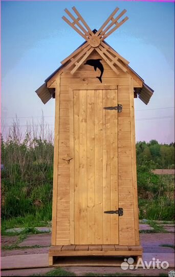 Дачный туалет с установкой HME561