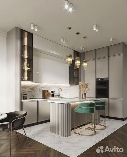 Функциональный кухонный гарнитур