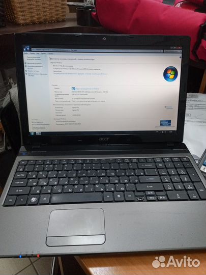 Ноутбук acer aspire 5560 Series MS2319