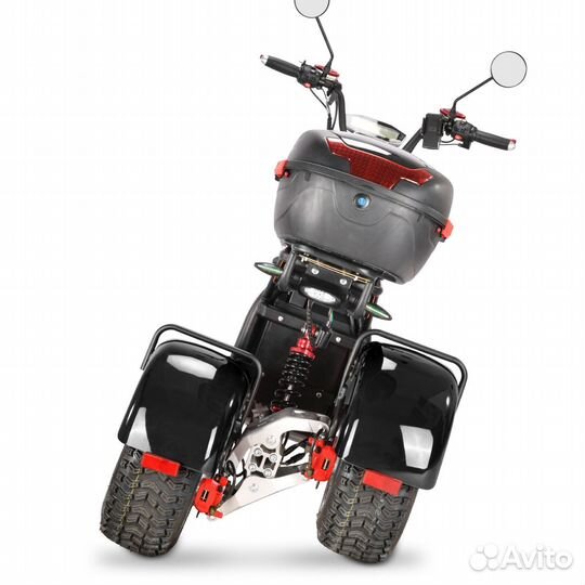 Электроскутер white siberia ikra 5000W black