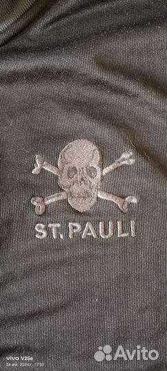 Мужская кофта на молнии спортивная фк St.Pauli 2XL