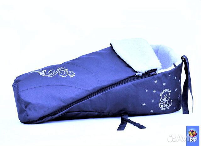 Теплый чехол для санок