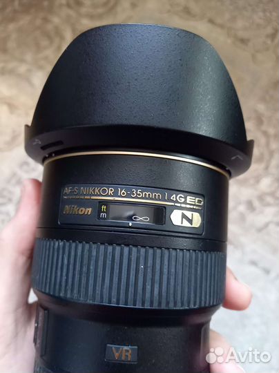 Объектив Nikon 16-35 f4 AF-S ED VR