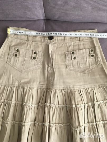 Юбка бежевая