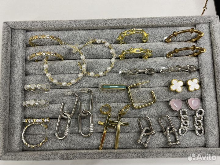 Серьги бижутерия