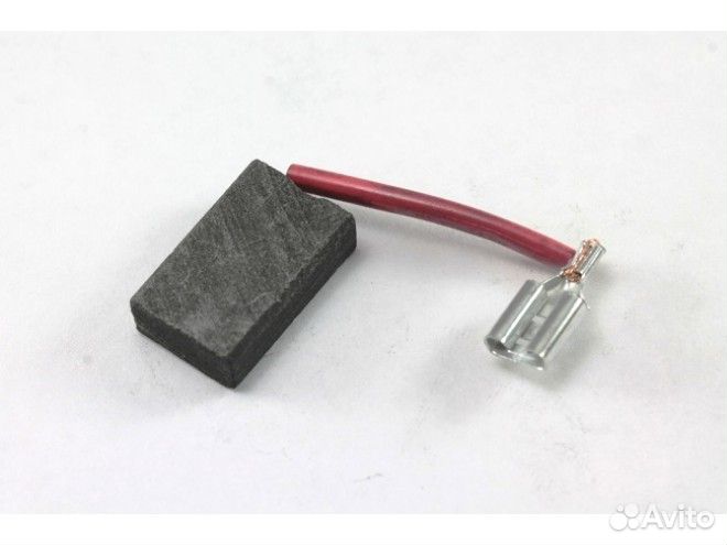 Щетка электроугольная 6*12,4*20 поводок, клемма-ма