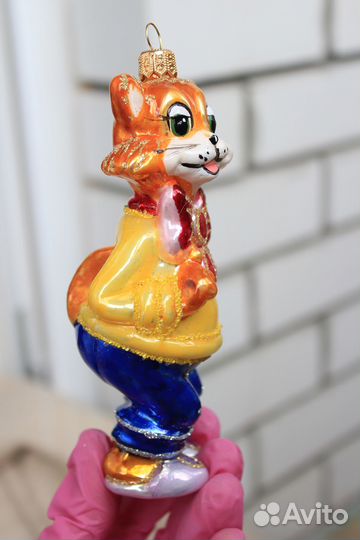 Елочные игрушки irena Кот Леопольд