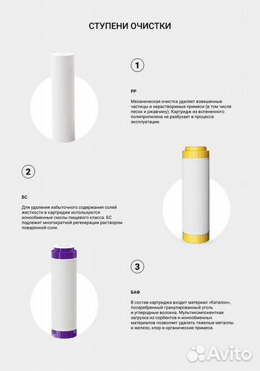 Водоочиститель Гейзер Стандарт для жесткой воды