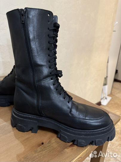 Ботинки демисезонные натуральная кожа 40