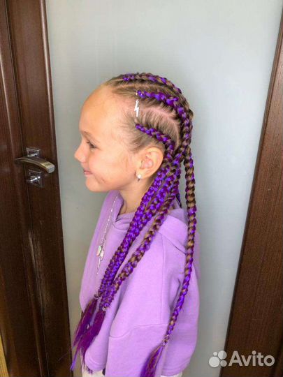 Косички с канекалоном