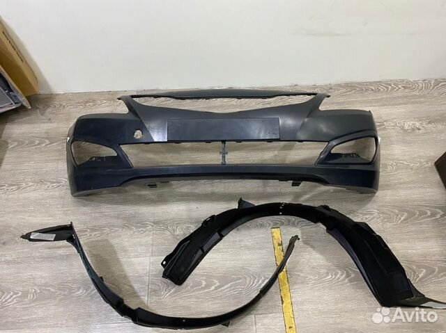 Бампер передний Hyundai Solaris Хендай Солярис