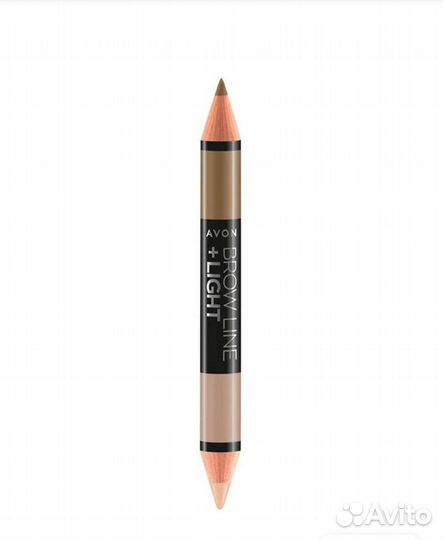 2 в 1 Карандаш для бровей и хайлайтер Avon