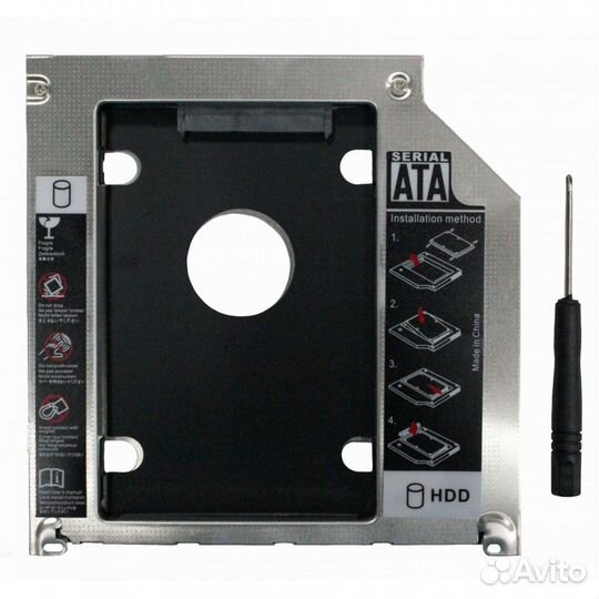Адаптер для SSD/HDD вместо DVD ноутбука (Новый)