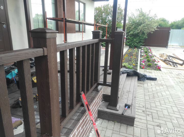 Террасная доска и ограждения из дпк, заборы