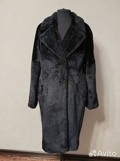 Пальто из экомеха р-р 52