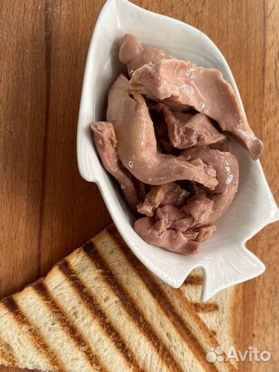 Печень трески в стекле