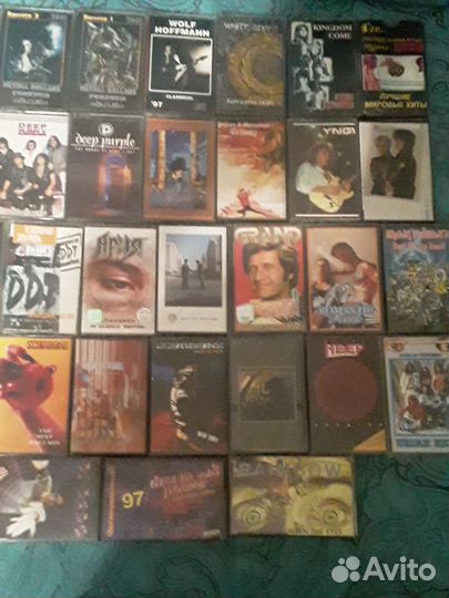 Аудиокассеты лицензионные классика рока и поп