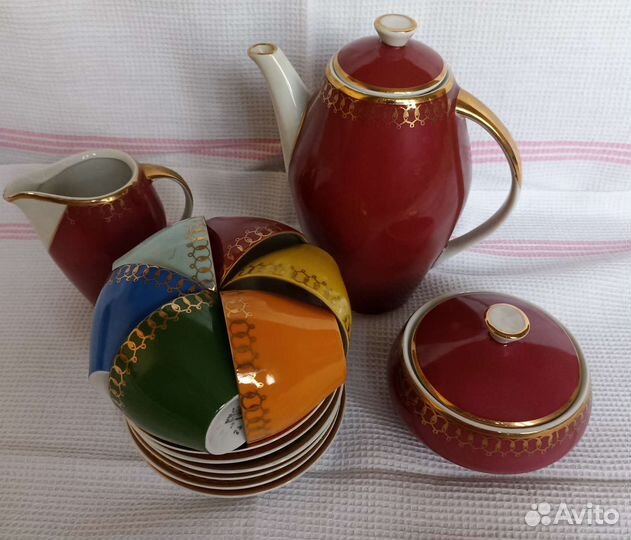 Кофейный сервиз Польша и сервиз СССР