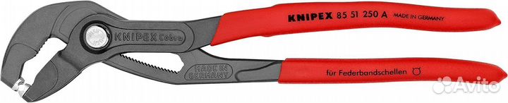 Щипцы для пружинных хомутов knipex 8551180A