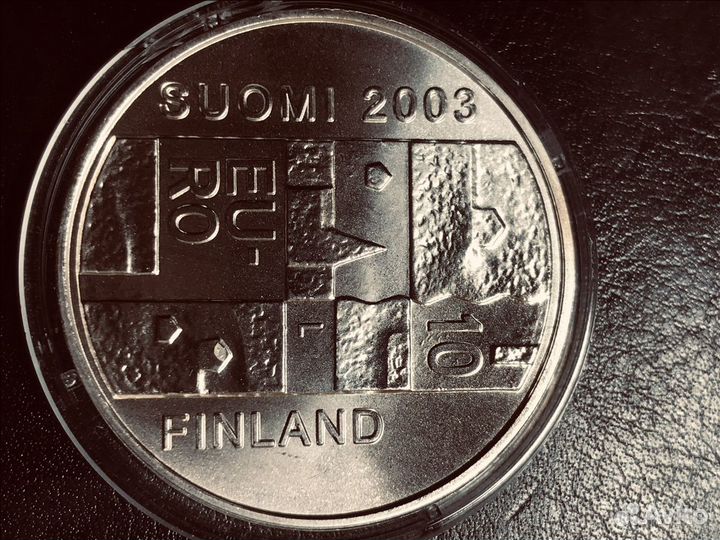 Серебряная монета Финляндия