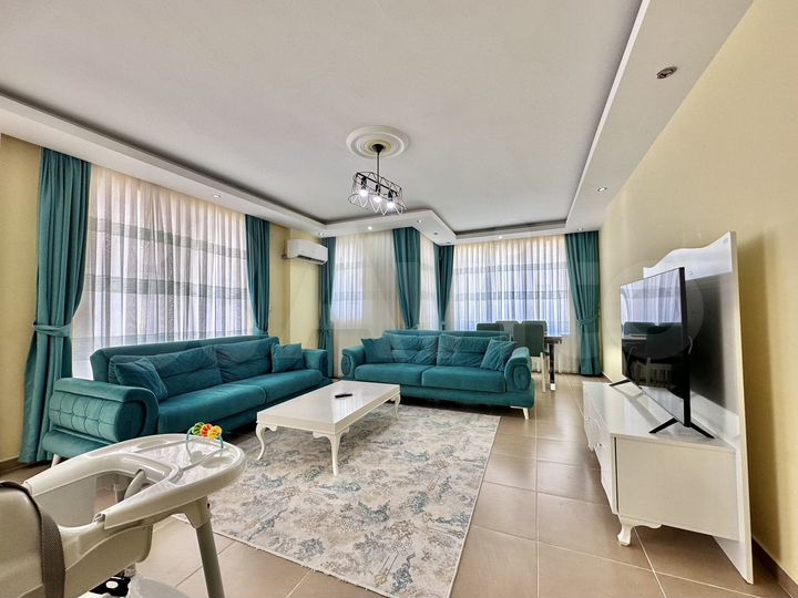 3-к. квартира, 120 м² (Турция)